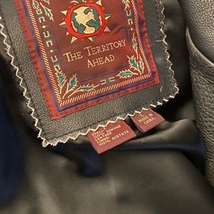 The Territory Ahead Leather Coat - Gem